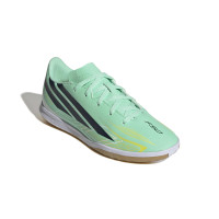 adidas F50 Hyperfast Club Indoor Football Boots (IN) Kids Mint Green Black White