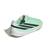 adidas F50 Hyperfast Club Indoor Football Boots (IN) Kids Mint Green Black White