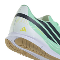 adidas F50 Hyperfast Club Indoor Football Boots (IN) Kids Mint Green Black White