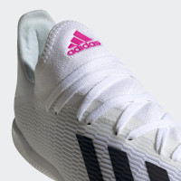 adidas X 19.3 Zaalvoetbalschoenen (IN) Wit Zwart Roze