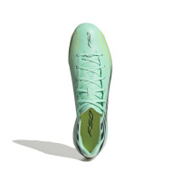 adidas F50 Hyperfast League Kunstgras Voetbalschoenen (AG) Mintgroen Zwart Wit