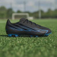 adidas F50 Hyperfast Club Grass/Artificial Grass Football Boots (MG) Kids Black Black Blue