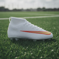 Nike Mercurial Superfly 11 Club Gras / Kunstgras Voetbalschoenen (MG) Kids Wit Felrood Goud