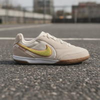 Nike Tiempo Streetgato Premium Street Football Boots Kids Beige Lemon Moon Particle