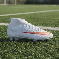 Nike Mercurial Superfly 11 Club Gras / Kunstgras Voetbalschoenen (MG) Peuters/Kleuters Wit Felrood Goud