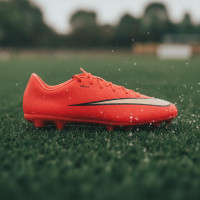 Nike Mercurial Vapor 17 Academy Iron Stud Football Boots (SG) Anti-Clog Bright Red Black Gold