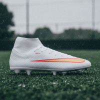 Nike Mercurial Superfly 11 Academy Iron Stud Football Boots (SG) Anti-Clog White Bright Red Gold