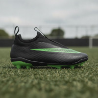 Nike Mercurial Vapor 17 Club Flex Gras / Kunstgras Voetbalschoenen (MG) Kids Zwart Felgroen Zilvergrijs