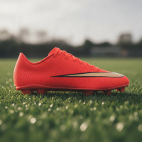 Nike Mercurial Vapor 17 Club Grass/Artificial Grass Football Boots (MG) Bright Red Black Gold