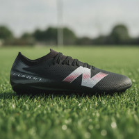 New Balance Furon V9 Team Gras Voetbalschoenen (FG) Zwart Wit Rood