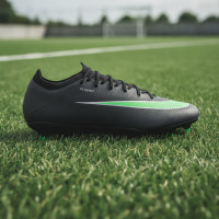 Nike Mercurial Vapor 17 Pro Gras (FG) Football Boots (FG) Black Bright Green Silver Grey
