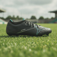 PUMA Ultra Nitro 7 Match Gras / Kunstgras Voetbalschoenen (MG) Zwart Intense Mint