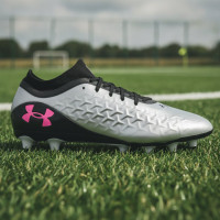 Under Armour Magnetico Pro 6 Grass Football Boots (FG) Black Metallic Silver Hot Pink