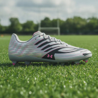 Under Armour Shadow Select 4 Grass Football Boots (FG) Grey Black Pink