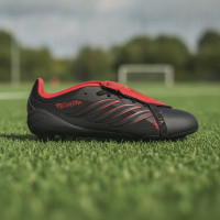 adidas Predator Elite FT L-Tech Gras Football Boots (FG) Kids Black Black Red