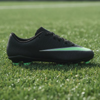 Nike Mercurial Vapor 17 Club Grass/Artificial Grass Football Boots (MG) Toddlers Black Bright Green Silver Grey