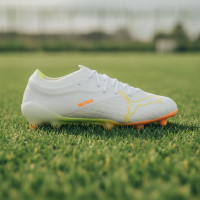 PUMA Ultra Nitro 7 Pro Gras Football Boots (FG) White Yellow Orange