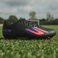 Skechers SKX_2 Low Academy Grass (FG) Football Boots Black Purple Neon