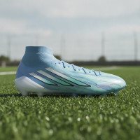 adidas F50 Sparkfusion Trinity Elite Grass/Artificial Grass Football Boots (MG) Women's Blue Bright Blue Hot Pink