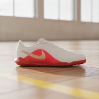 Nike Tiempo Maestro Club Zaalvoetbalschoenen (IN) Wit Felrood Goud