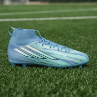 adidas F50 Sparkfusion Trinity League Grass/Artificial Grass Football Boots (MG) Kids Blue Bright Blue Hot Pink