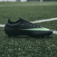 Nike Mercurial Vapor 17 Elite Iron Stud Football Boots (SG) Black Bright Green Silver Grey