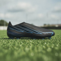 adidas F50 Hyperfast Elite Veterloze Gras Voetbalschoenen (FG) Zwart Zwart Blauw