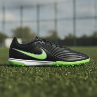 Nike Tiempo Maestro Academy Turf Football Boots (TF) Black Bright Green Silver Grey