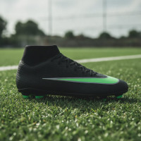 Nike Mercurial Superfly 11 Club Grass/Artificial Grass Football Boots (MG) Black Bright Green Silver Grey