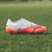 PUMA Ultra Nitro 7 Pro Gras Football Boots (FG) White Bright Red Black