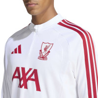 adidas Liverpool Europees Trainingspak 1/4-Zip 2026-2027 Wit Grijs Rood