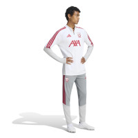 adidas Liverpool Europees Trainingspak 1/4-Zip 2026-2027 Wit Grijs Rood