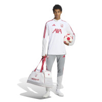 adidas Liverpool Europees Trainingstrui 1/4-Zip 2026-2027 Wit Rood Grijs