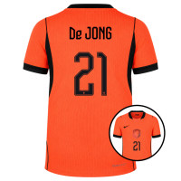 Chemise De Jong 21 Authentic Home Nike Netherlands 2026-2028 pour Enfants