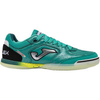Joma Top Flex Zaalvoetbalschoenen (IN) Turquoise Zilvergrijs Geel