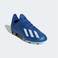 adidas X 19.1 Gras Voetbalschoenen (FG) Kids Blauw Wit Zwart