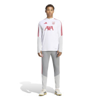 adidas Liverpool Europees Trainingsbroek 2026-2027 Grijs Rood Wit