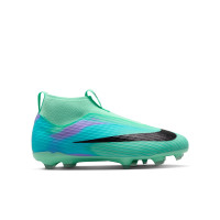 Nike Mercurial Superfly 11 Sam Kerr Academy Gras / Kunstgras Voetbalschoenen (MG) Kids Turquoise Blauw Paars Oranje