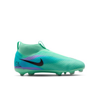 Nike Mercurial Superfly 11 Sam Kerr Academy Gras / Kunstgras Voetbalschoenen (MG) Kids Turquoise Blauw Paars Oranje