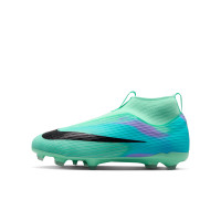 Nike Mercurial Superfly 11 Sam Kerr Academy Gras / Kunstgras Voetbalschoenen (MG) Kids Turquoise Blauw Paars Oranje