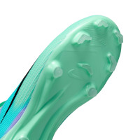 Nike Mercurial Superfly 11 Sam Kerr Academy Gras / Kunstgras Voetbalschoenen (MG) Kids Turquoise Blauw Paars Oranje