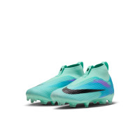 Nike Mercurial Superfly 11 Sam Kerr Academy Grass/Artificial Grass Football Boots (MG) Toddlers Turquoise Blue Purple Orange