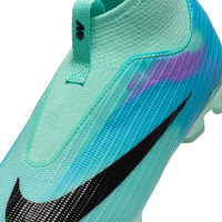 Nike Mercurial Superfly 11 Sam Kerr Academy Grass/Artificial Grass Football Boots (MG) Toddlers Turquoise Blue Purple Orange