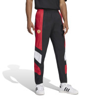 adidas Manchester United EQT Trainingsbroek Zwart Rood Wit