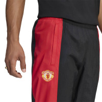 adidas Manchester United EQT Trainingsbroek Zwart Rood Wit