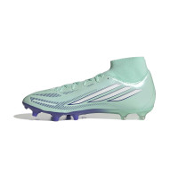adidas F50 Sparkfusion League Mid Grass/Artificial Grass Football Boots (MG) Women's Mint Green White Blue