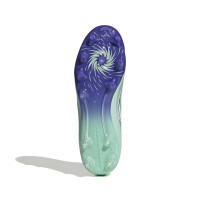 adidas F50 Sparkfusion League Mid Grass/Artificial Grass Football Boots (MG) Women's Mint Green White Blue