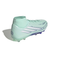 adidas F50 Sparkfusion League Mid Grass/Artificial Grass Football Boots (MG) Women's Mint Green White Blue
