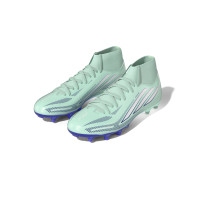 adidas F50 Sparkfusion League Mid Grass/Artificial Grass Football Boots (MG) Women's Mint Green White Blue
