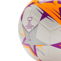 adidas Women's UEFA Champions League Club Voetbal Maat 5 2026-2027 Wit Oranje Paars